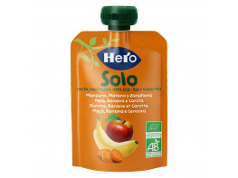 Imagen del producto Hero Baby Solo ecológico manzana plátano y zanahorias bolsa 100g