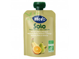 Imagen del producto Hero Baby Solo ecológico plátano pera y naranja bolsa 100g