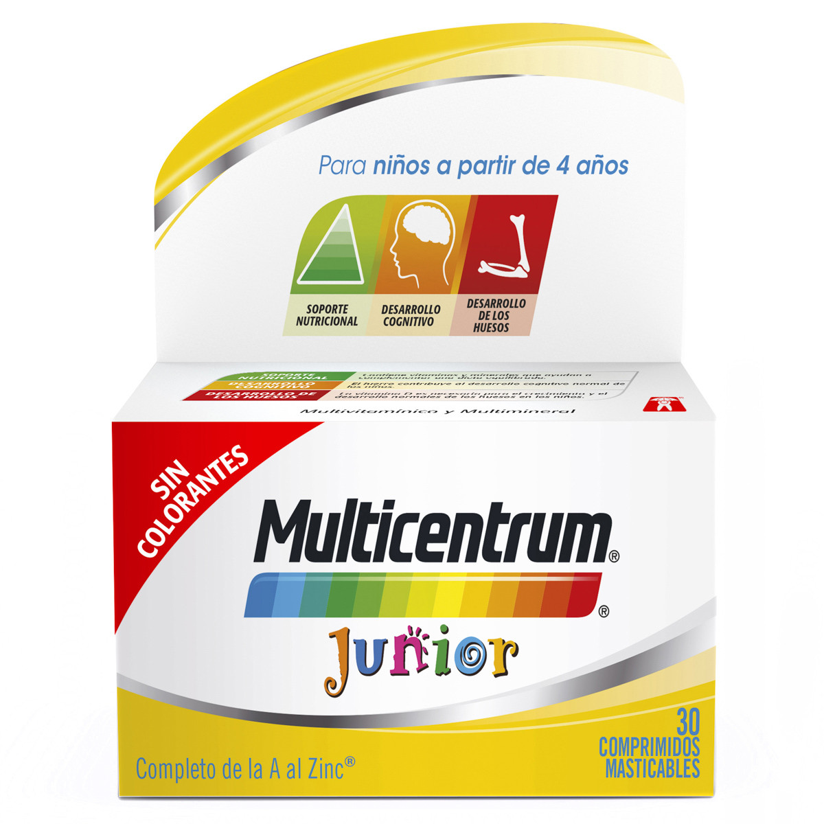 Imagen de Multicentrum junior 30 comprimidos masticables