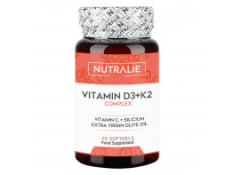 Nutralie vitamina D3+K2 complex 60 cápsulas