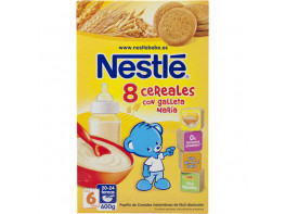 Nestlé papilla de 8 cereales con galleta maría +6 meses 725g